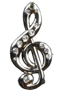 Music Symbol Pin